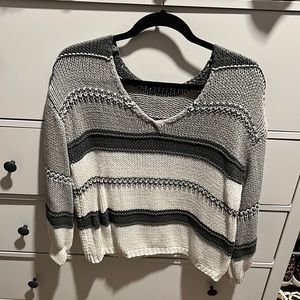 Grey Knit Sweater